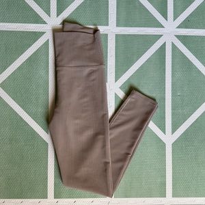 Beach Riot Alya Leggings Ribbed Tan